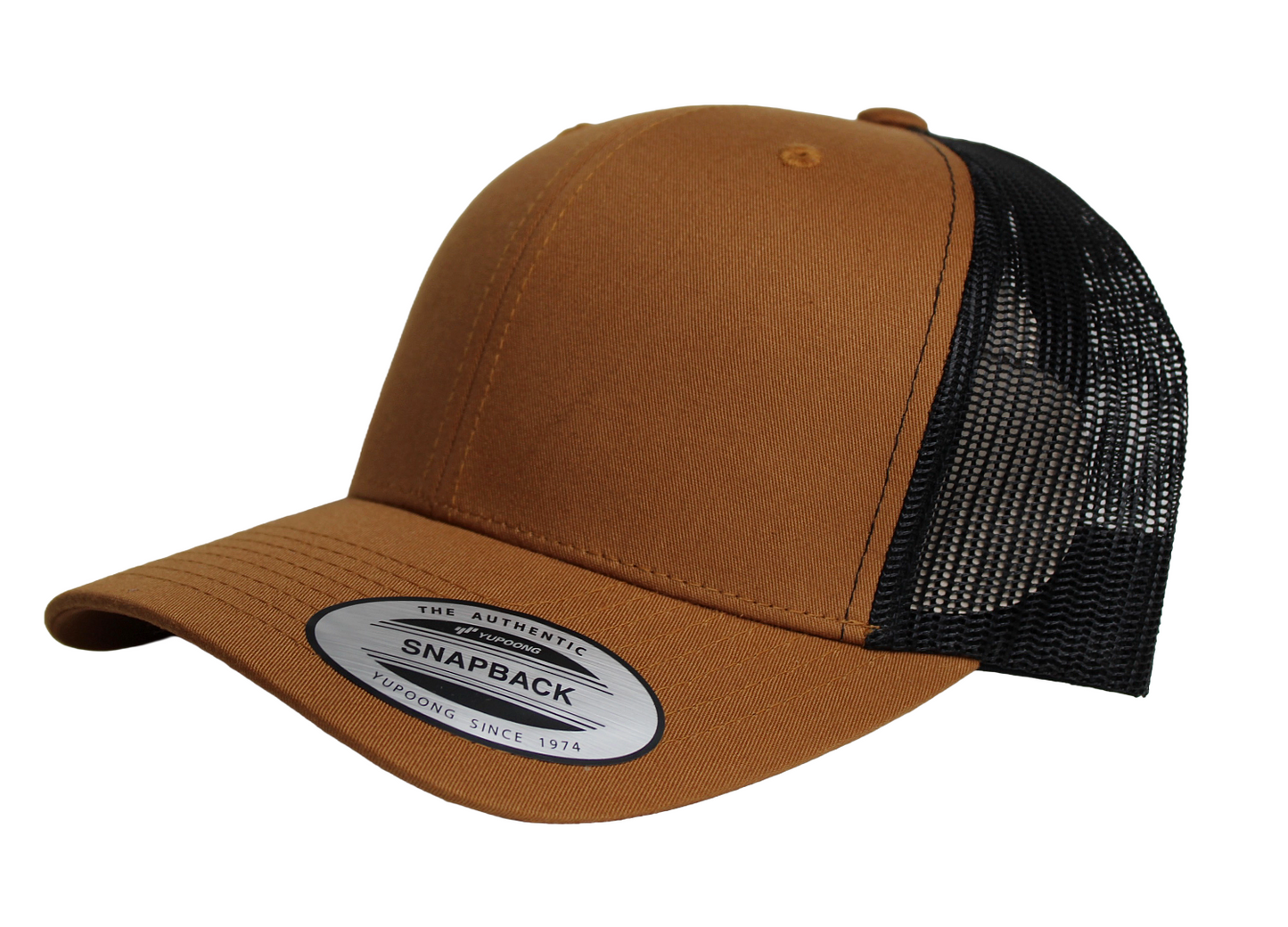 Yupoong Trucker Hat with Mallard Feed and Seed Patch