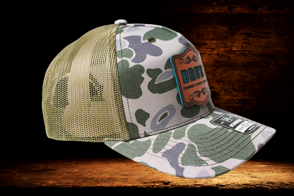 Bruh/mom on camo hat