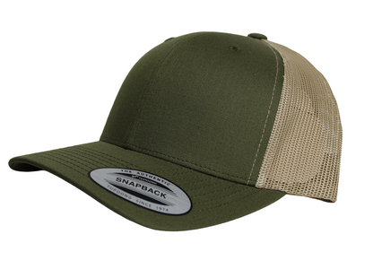 Yupoong Trucker Hat with Mallard Feed and Seed Patch