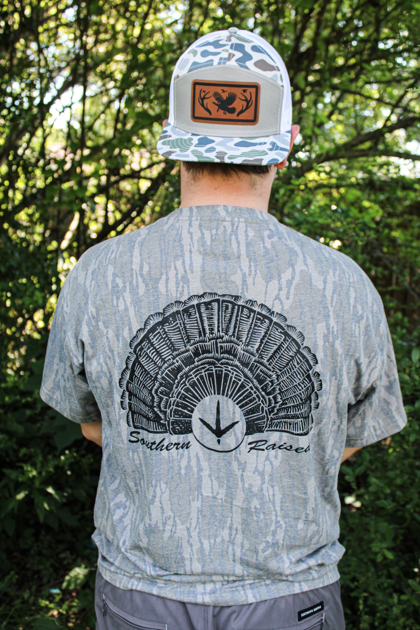 Southern Raised Turkey Tail on Bottomland T-Shirt