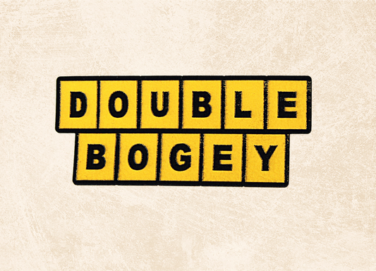 Yellow Leather Patch Double Bogey