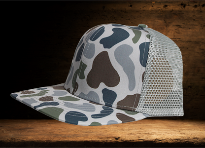 Brown Camo Lost hat Faith over Fear Patch