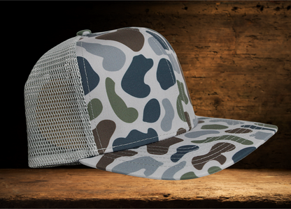 Brown Camo Lost hat Faith over Fear Patch