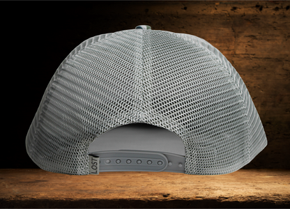 Brown Camo Lost hat Faith over Fear Patch