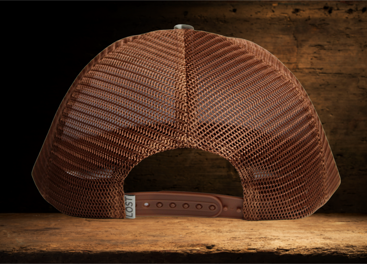 Brown Camo Lost hat Faith over Fear Patch