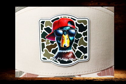 Cool duck with camo