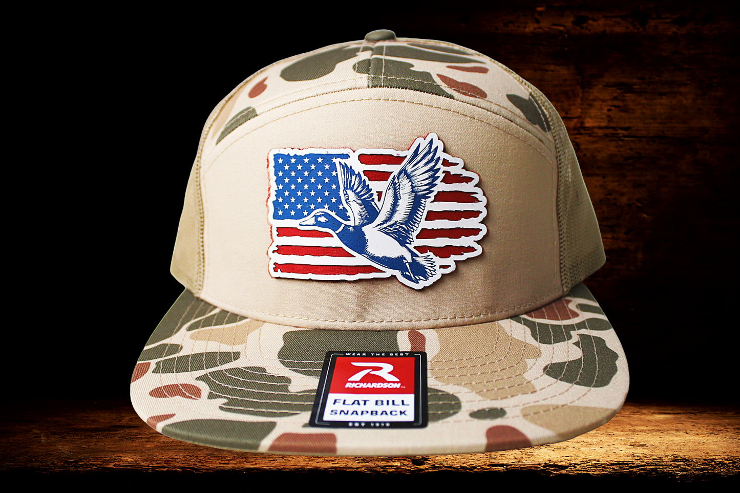 Camo with Patriotic Duck